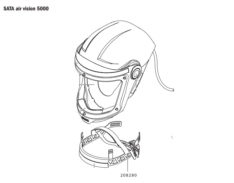  Air Vision 5000 Head Fixation Complete