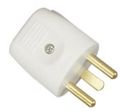 Okrugla Utičnica Sa Zemljom - Siva